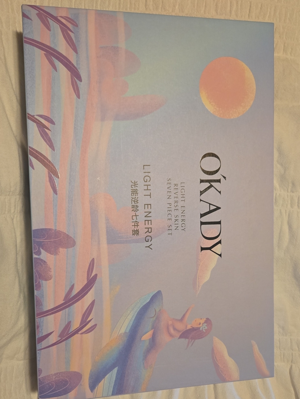 ŌKADY Light Energy Seven-Piece Set - Pastel Lavender & Peach